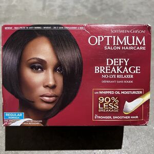 Softsheen Carson Optimum Care Defy Breakage No Lye Relaxer REGULAR 1 Application